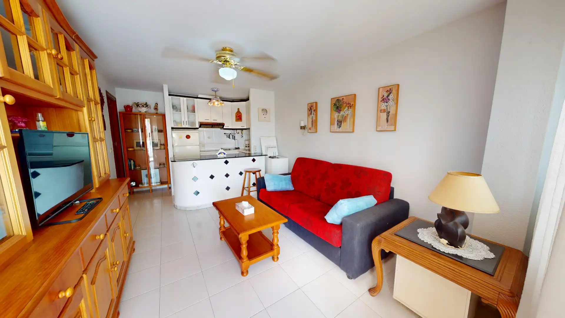 Sala d'estar de Casa o xalet en venda en San Javier amb Jardí privat, Terrassa i Traster