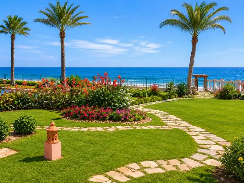 Garten von Wohnung zum Verkauf in Casares mit Klimaanlage, Heizung und Privatgarten