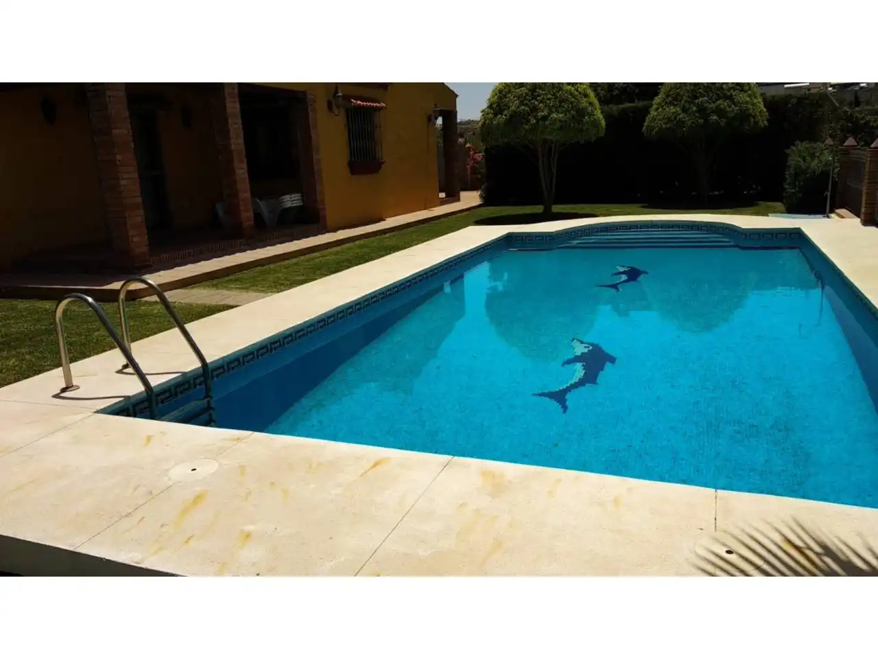 Piscina de Casa o chalet en venta en Estepona con Aire acondicionado, Calefacción y Jardín privado