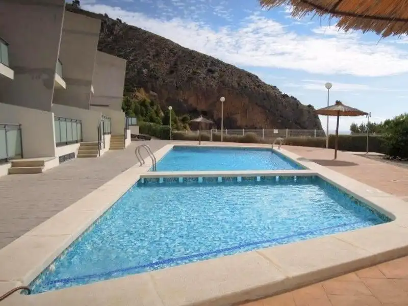 Schwimmbecken von Maisonette zur Miete in Calpe / Calp mit Klimaanlage, Heizung und Terrasse