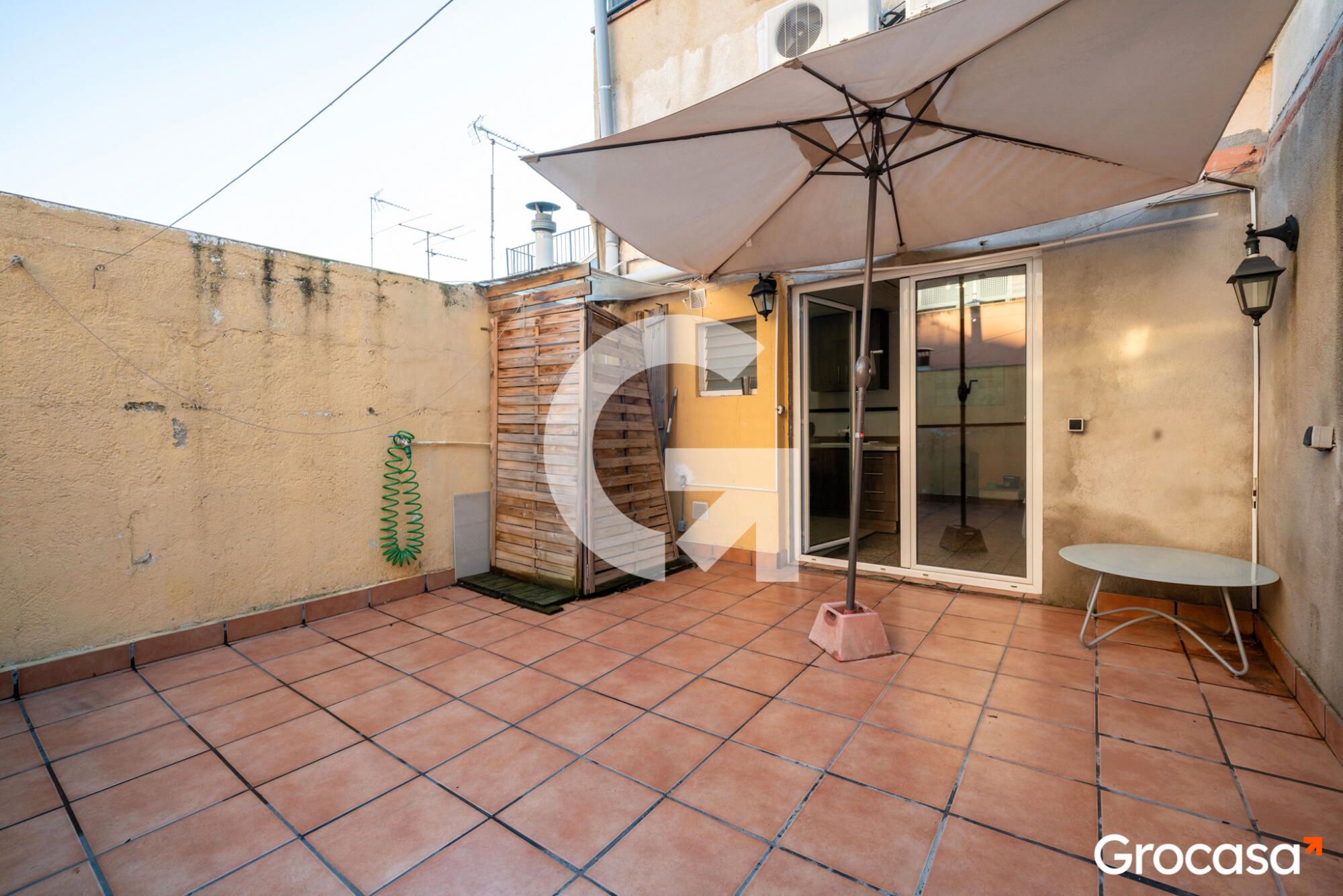 Terrace of Flat for sale in Mataró  with Air Conditioner, Terrace and Furnished