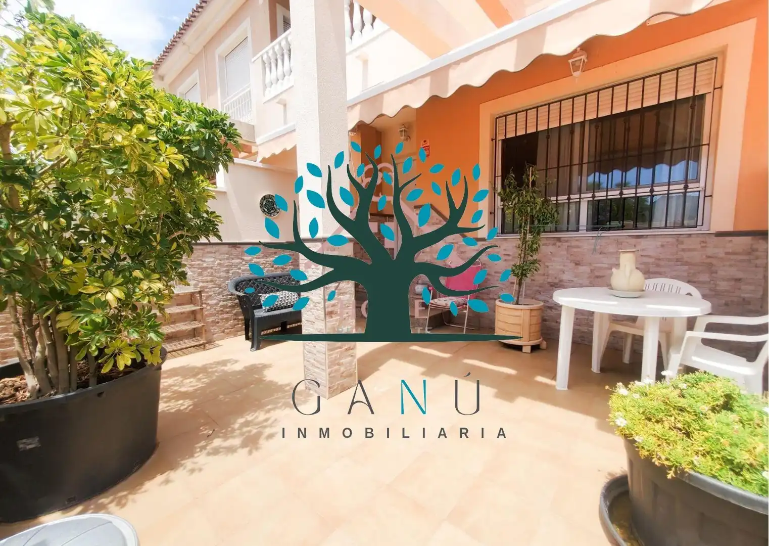 Garden of Duplexes for sale in Mazarrón  with Air Conditioner, Terrace and Storage room