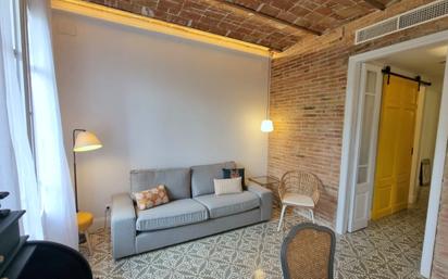 Living room of Flat to rent in  Barcelona Capital  with Air Conditioner, Heating and Furnished