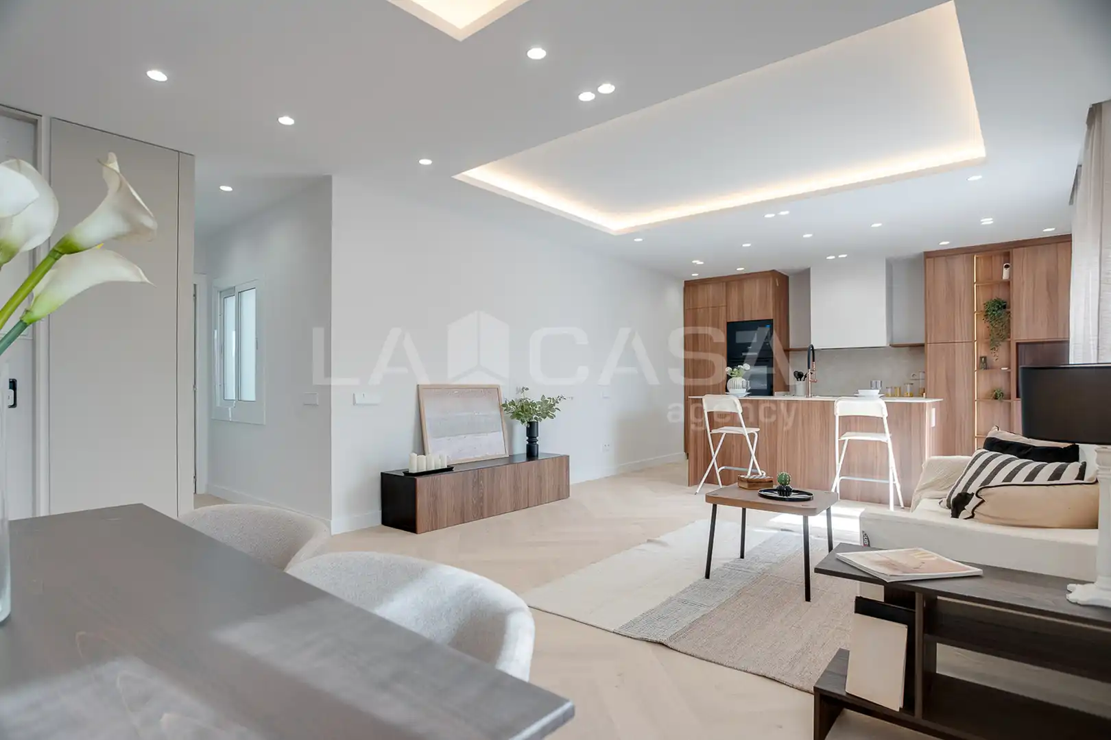 Sala de estar de Ático en venta en Granollers con Calefacción y Terraza