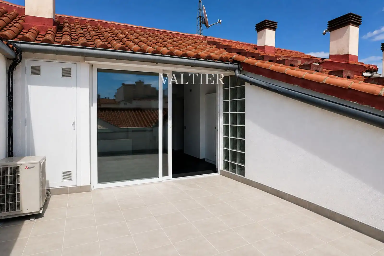Terraza de Dúplex de alquiler en Madrid con Aire acondicionado y Terraza
