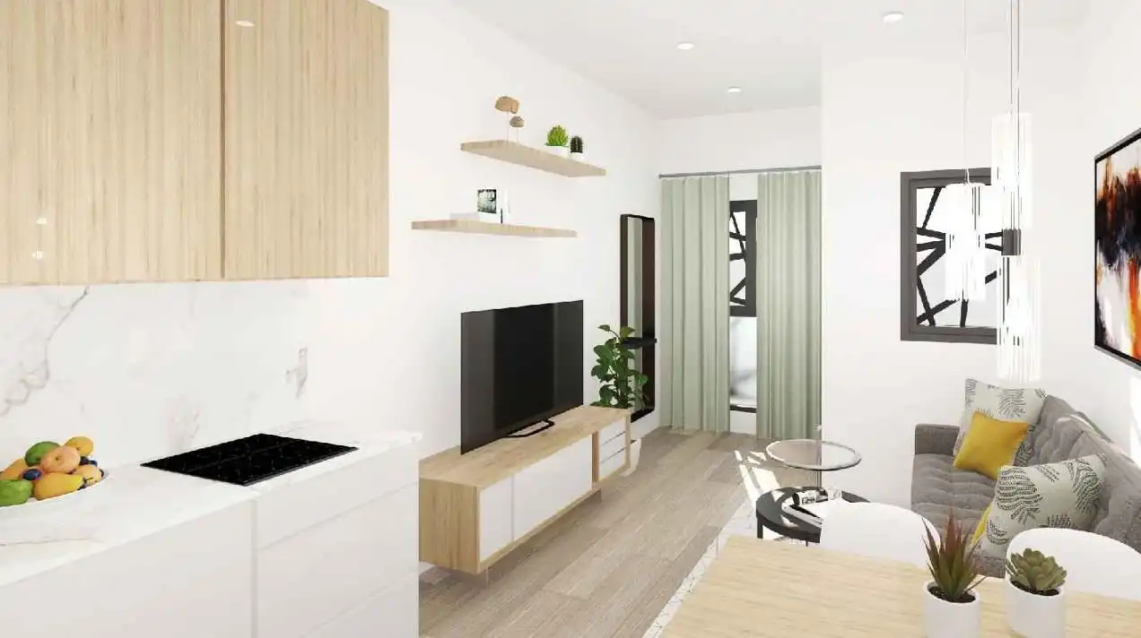 Sala d'estar de Apartament en venda en Murcia