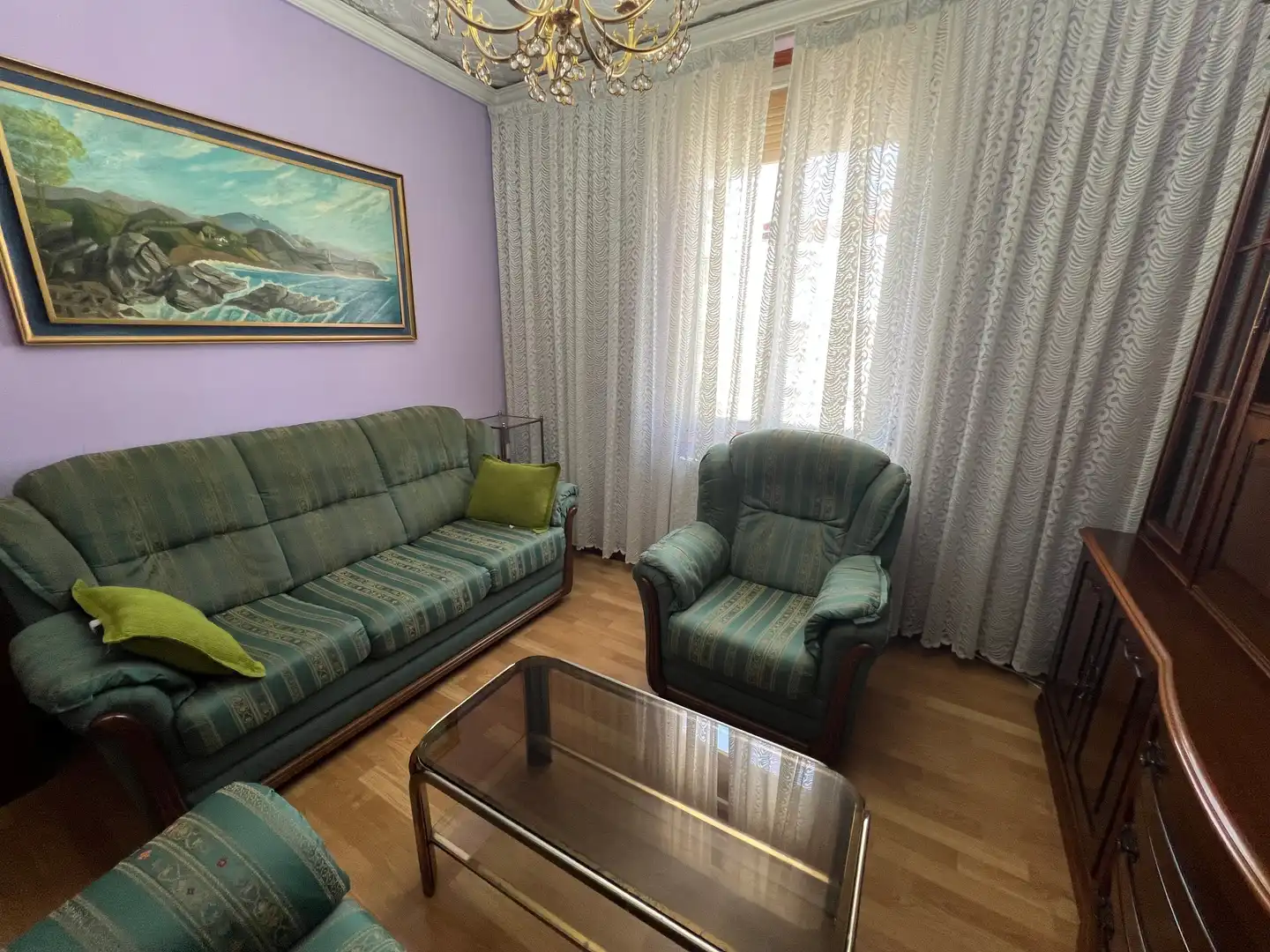 Sala de estar de Piso en venta en Bilbao  con Calefacción y Terraza