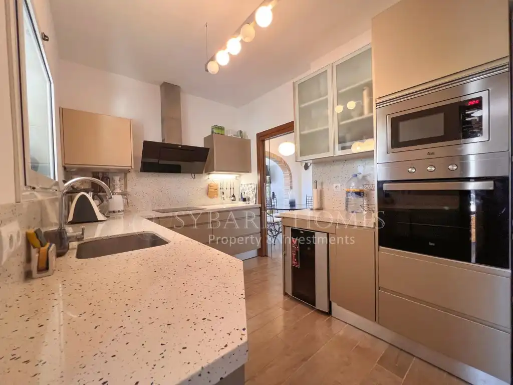 Cocina de Casa o chalet en venta en Benitachell / El Poble Nou de Benitatxell con Aire acondicionado y Piscina