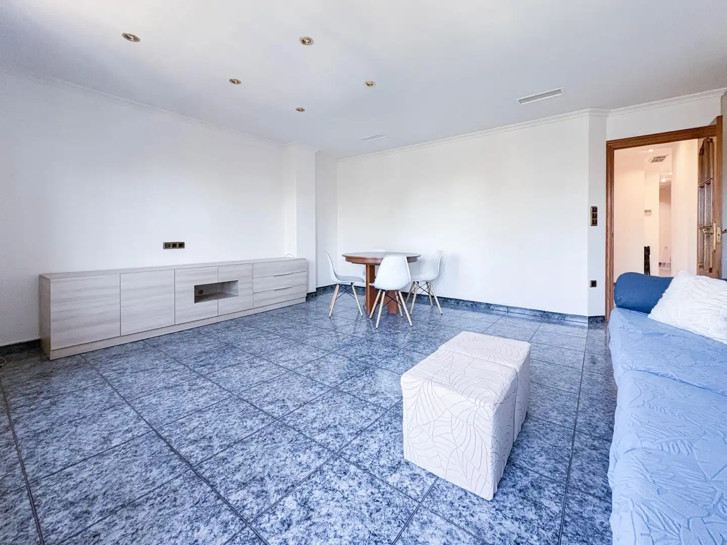 Wohnzimmer von Wohnung zur Miete in Valencia mit Klimaanlage, Heizung und Möbliert