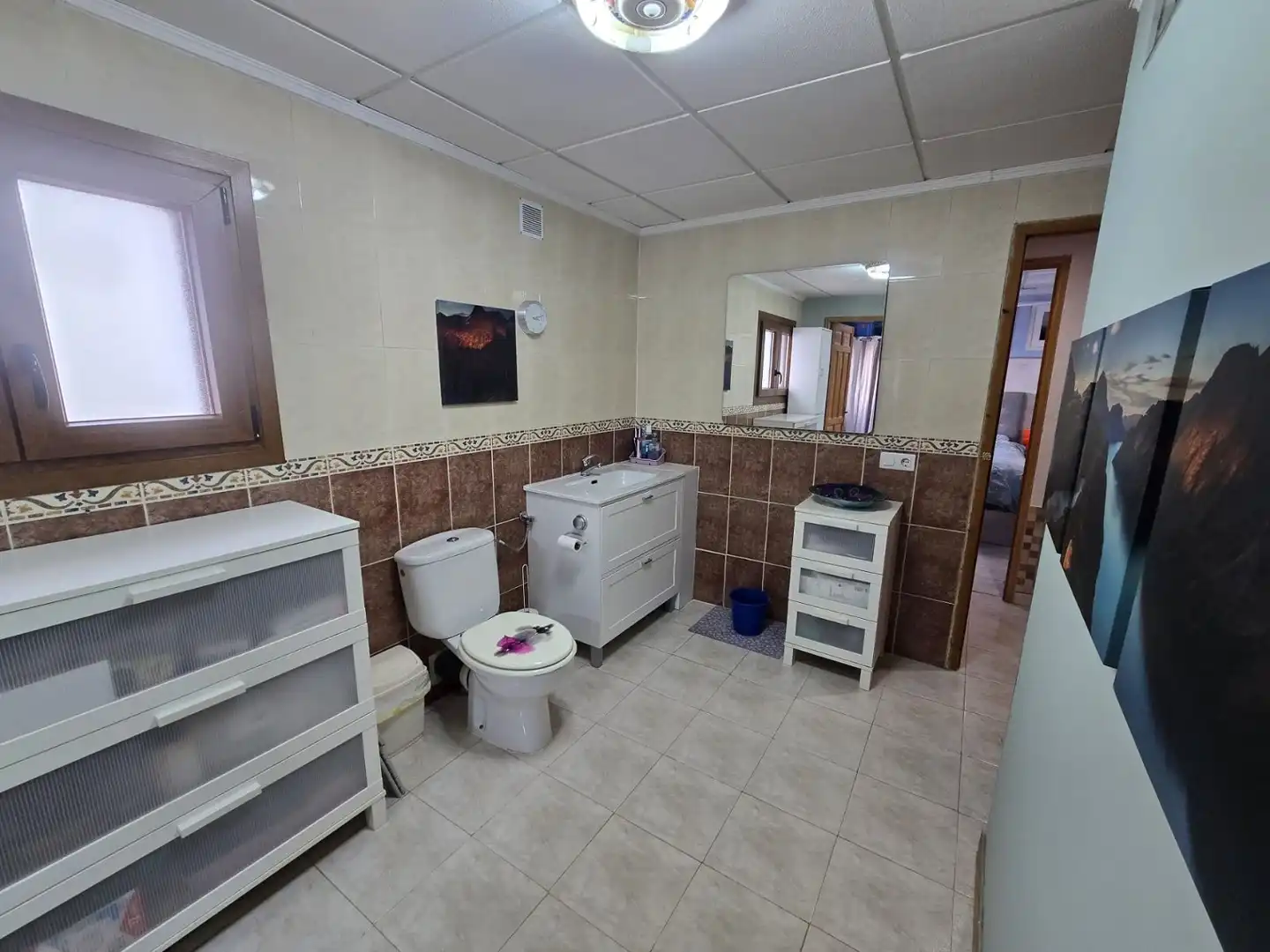 Baño de Casa o chalet en venta en Villena con Jardín privado, Terraza y Piscina