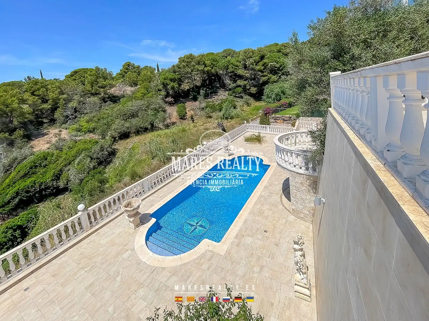 Vista exterior de Casa o xalet en venda en Lloret de Mar amb Aire condicionat, Calefacció i Jardí privat