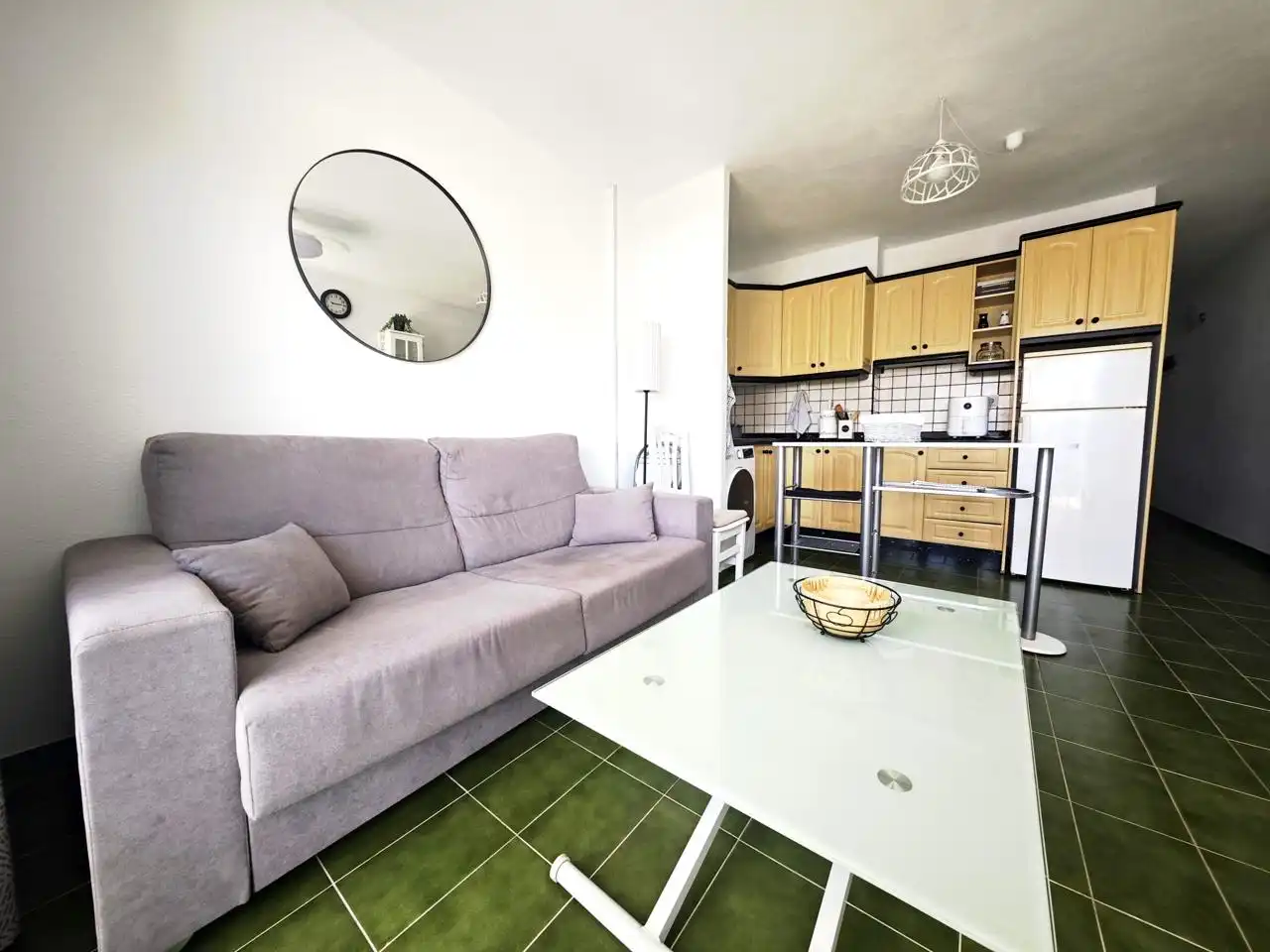 Sala d'estar de Apartament de lloguer en Sonnenland
