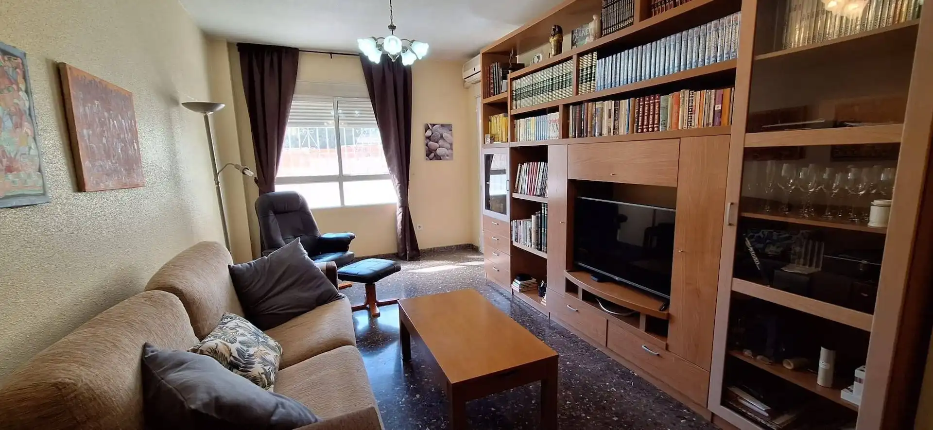 Sala de estar de Apartamento en venta en  Murcia Capital con Aire acondicionado y Terraza