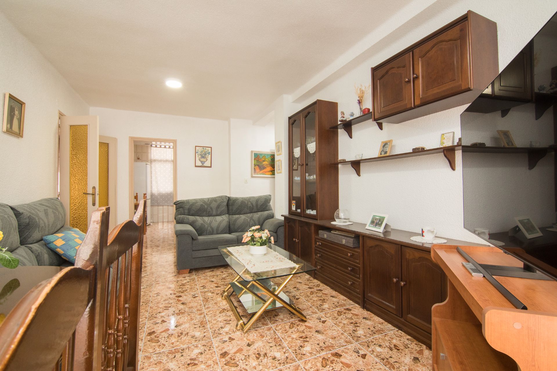 Sala d'estar de Pis en venda en Elche / Elx amb Balcó