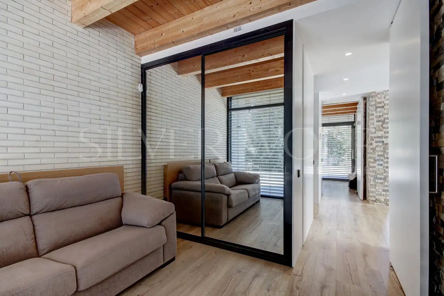 Sala de estar de Casa o chalet en venta en Begues con Aire acondicionado, Calefacción y Jardín privado