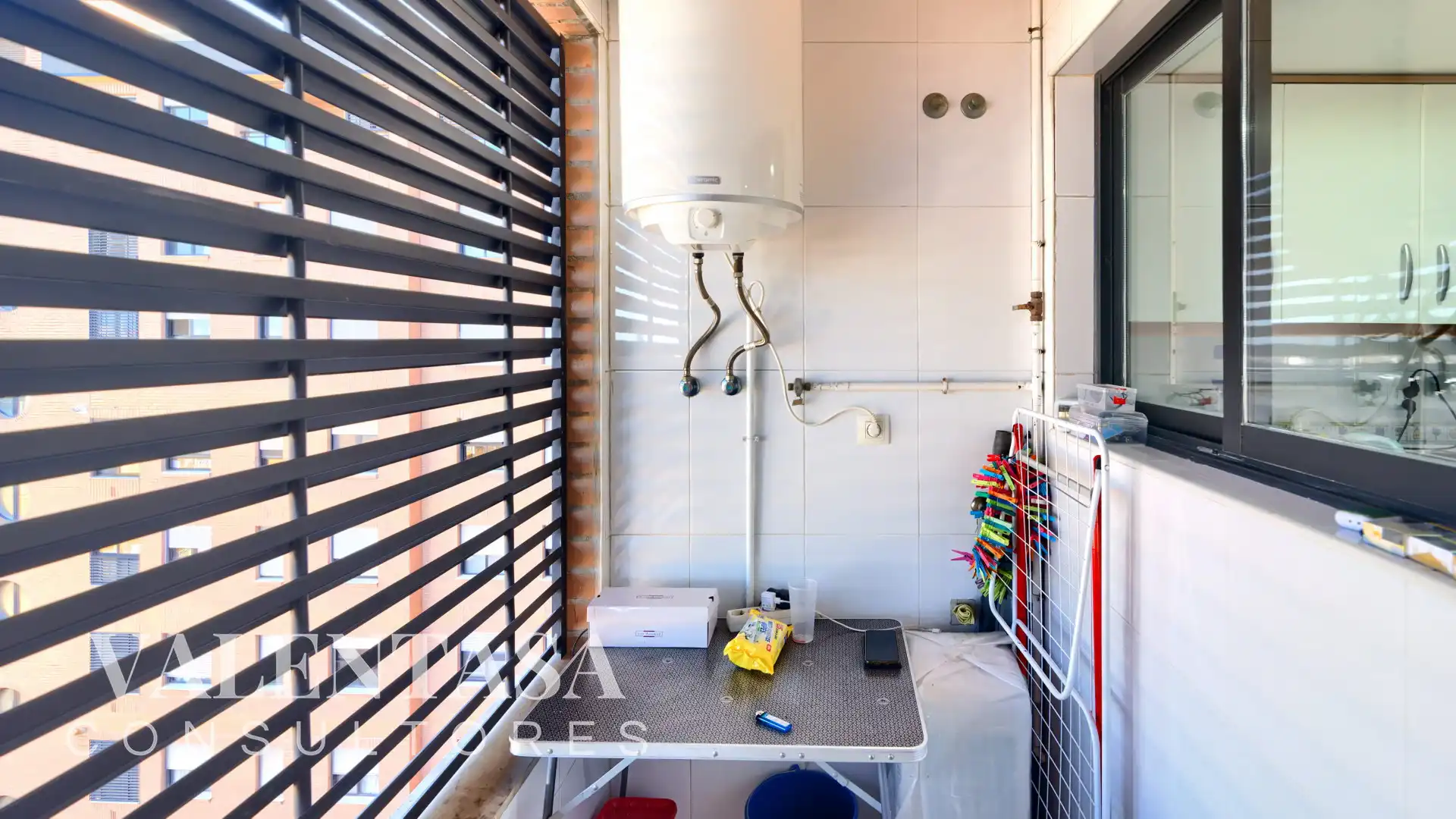 Balcony of Flat for sale in Valencia  with Furnished and Community pool