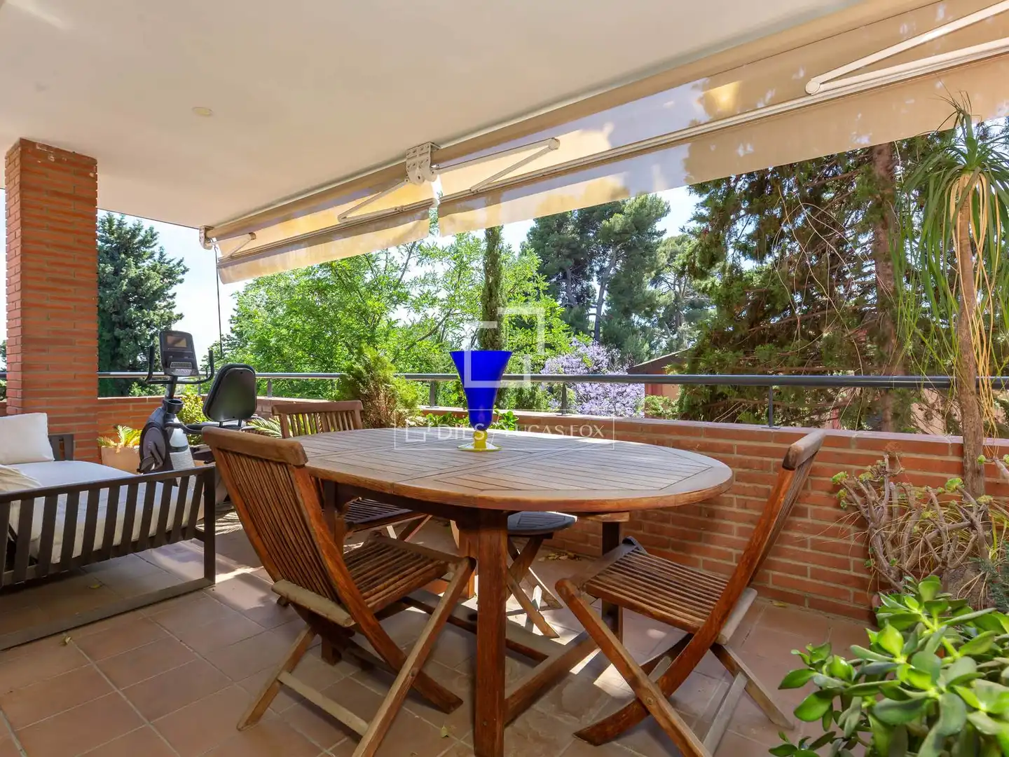 Terrace of Flat for sale in Esplugues de Llobregat  with Air Conditioner, Heating and Private garden