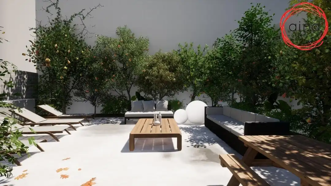 Terraza de Piso en venta en Beriáin con Calefacción, Jardín privado y Amueblado