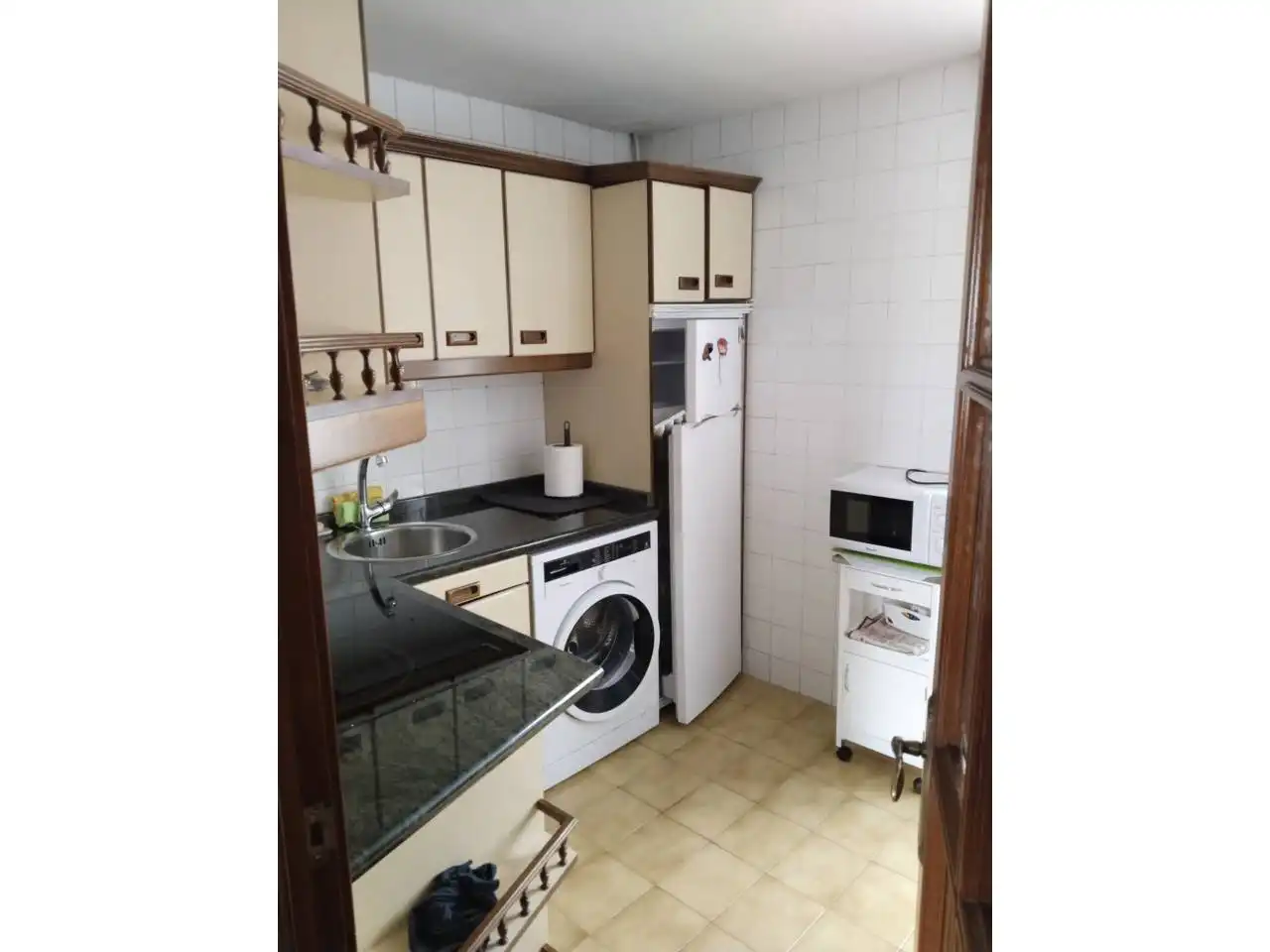 Cocina de Piso de alquiler en Burgos con Calefacción, Parquet y Amueblado