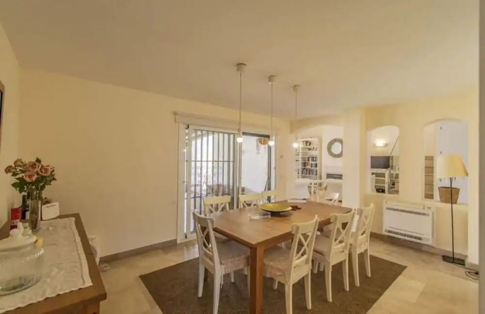 Dining room of Houses for sale in Marbella  with Air Conditioner, Private garden and Terrace