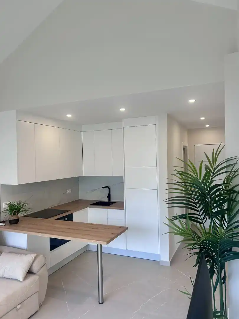 Cocina de Piso de alquiler en Adeje con Aire acondicionado, Jardín privado y Piscina