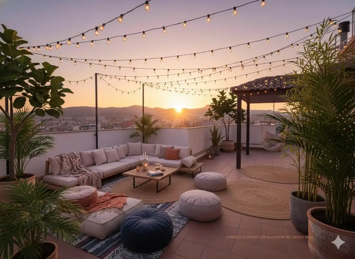 Terraza de Ático en venta en Terrassa con Calefacción, Terraza y Alarma