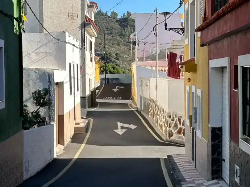 Vista exterior de Piso en venta en Santiago del Teide con Aire acondicionado, Trastero y Amueblado
