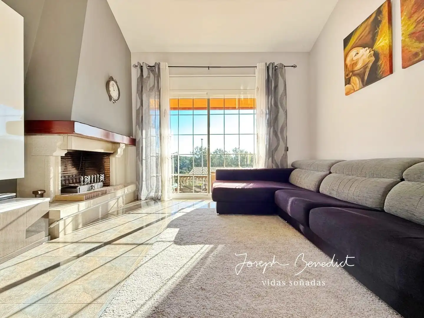 Living room of Houses for sale in Begues  with Air Conditioner, Heating and Private garden