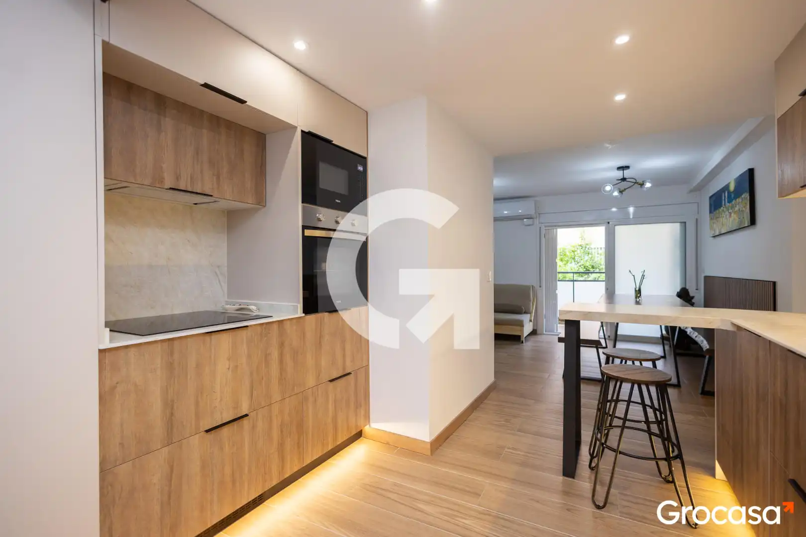 Kitchen of Flat for sale in Barcelona  with Air Conditioner, Heating and Furnished
