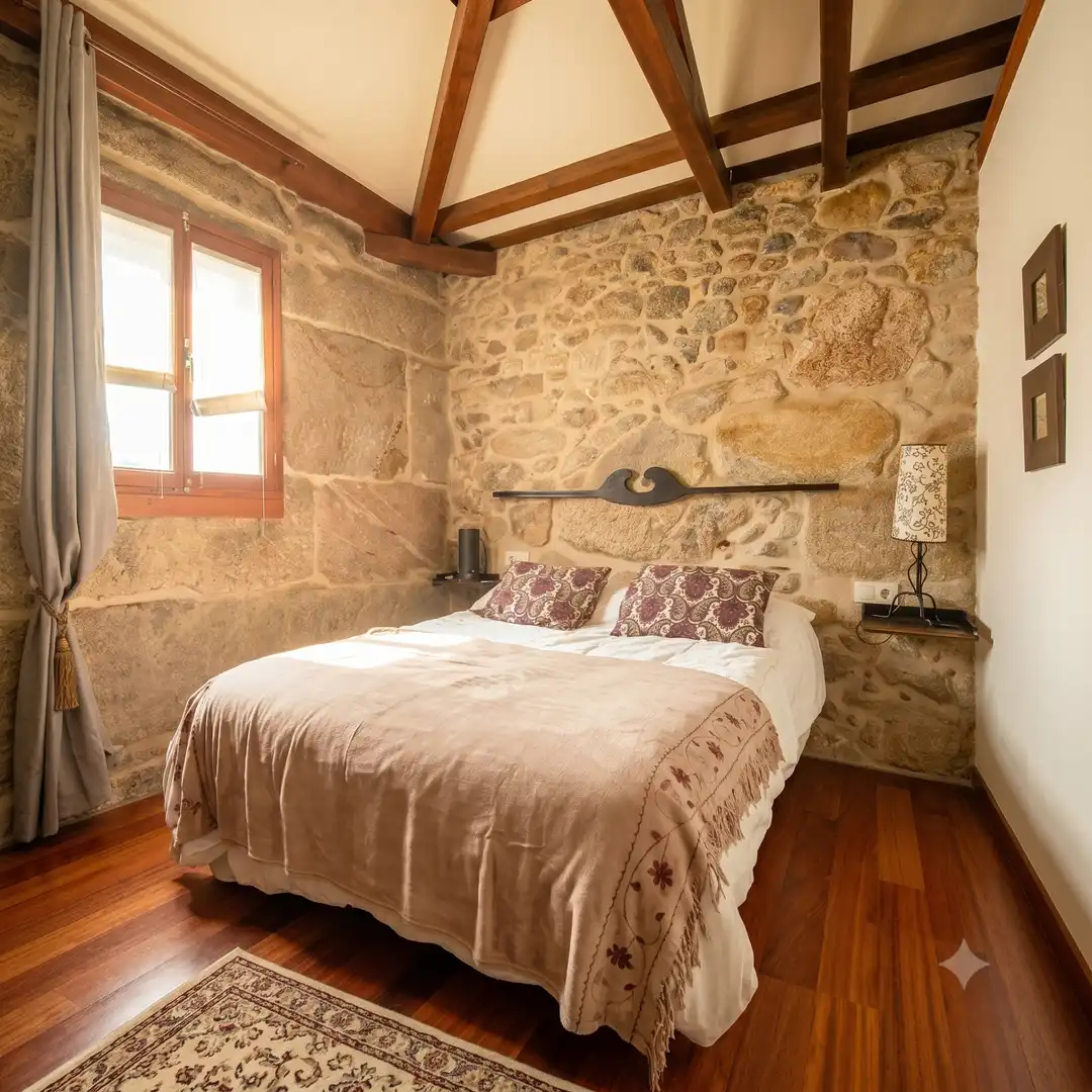 Habitación de Casa o chalet en venta en Muros con Amueblado