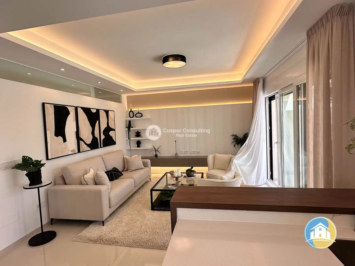 Sala de estar de Apartamento en venta en Rojales con Calefacción, Jardín privado y Terraza