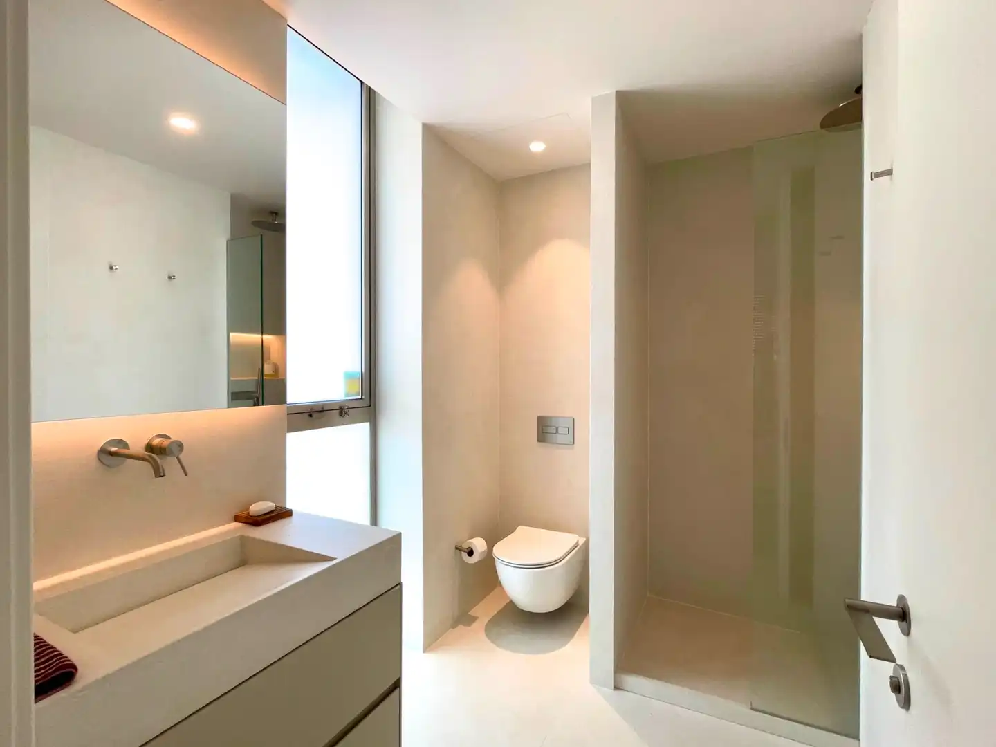 Badezimmer von Haus oder Chalet zum Verkauf in Sant Vicenç de Montalt mit Klimaanlage, Heizung und Privatgarten