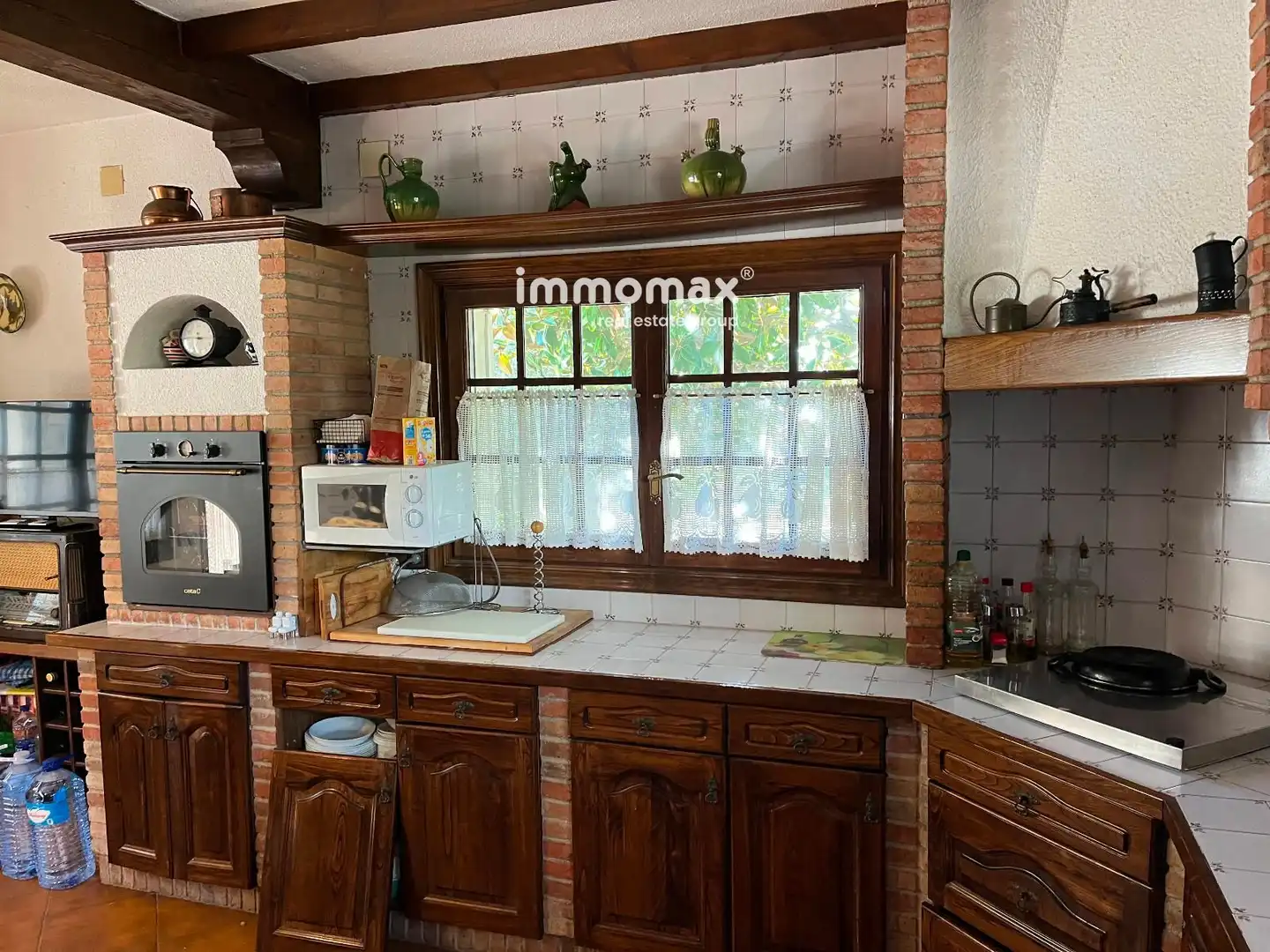 Cuina de Casa o xalet en venda en Santa Eulàlia de Ronçana amb Calefacció, Jardí privat i Terrassa
