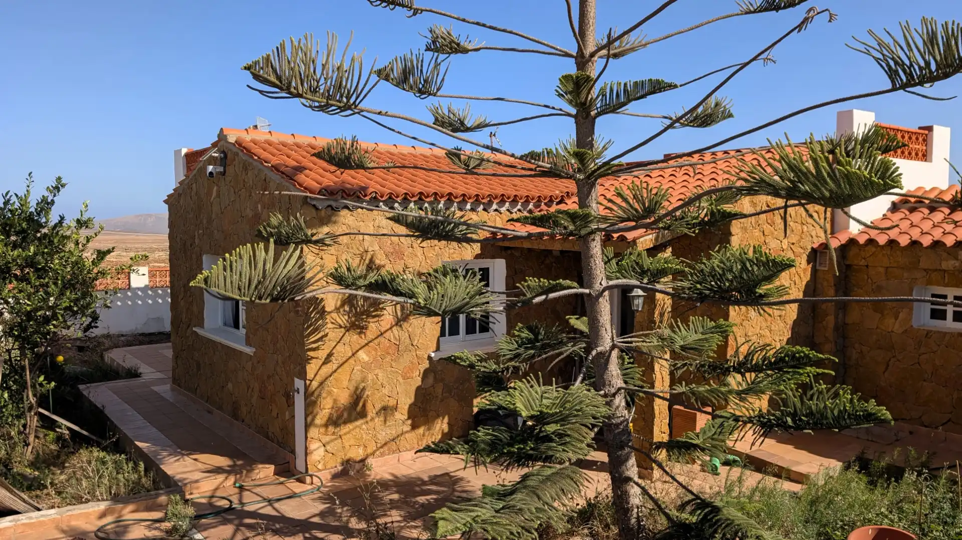 Vista exterior de Casa o xalet en venda en Antigua amb Jardí privat, Terrassa i Traster