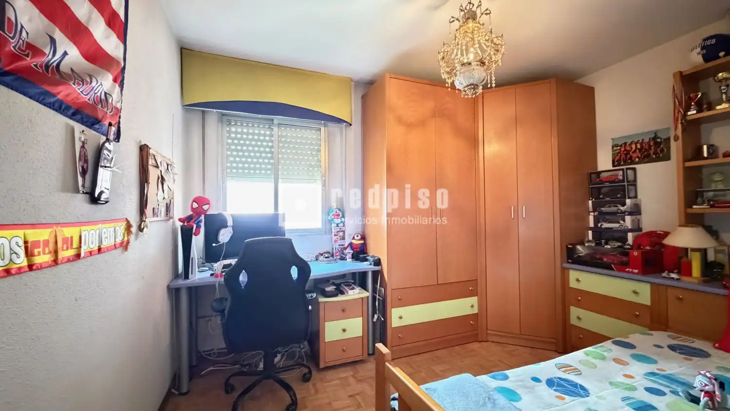 Bedroom of Flat for sale in Leganés  with Heating, Parquet flooring and Terrace