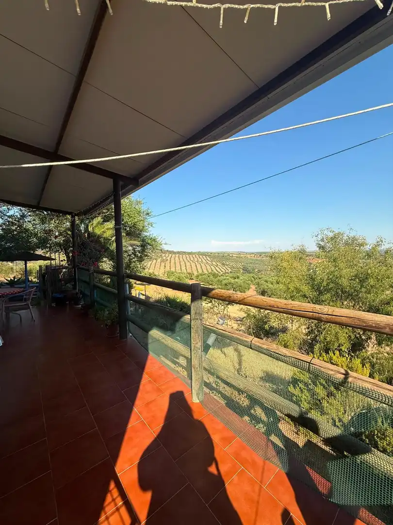 Terrassa de Casa o xalet en venda en Villanueva del Río y Minas amb Jardí privat, Terrassa i Traster