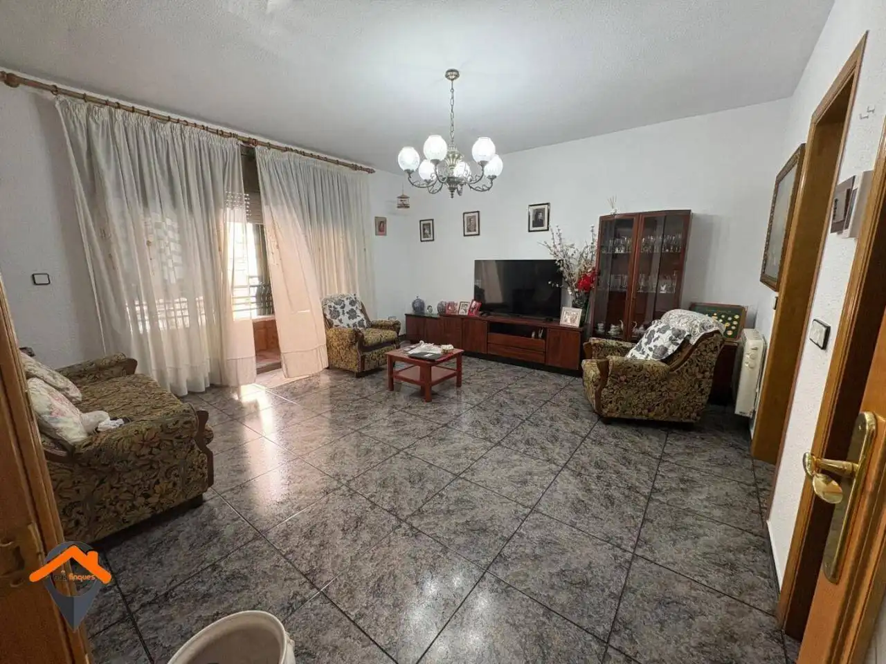 Sala d'estar de Pis en venda en Sabadell amb Aire condicionat, Calefacció i Balcó