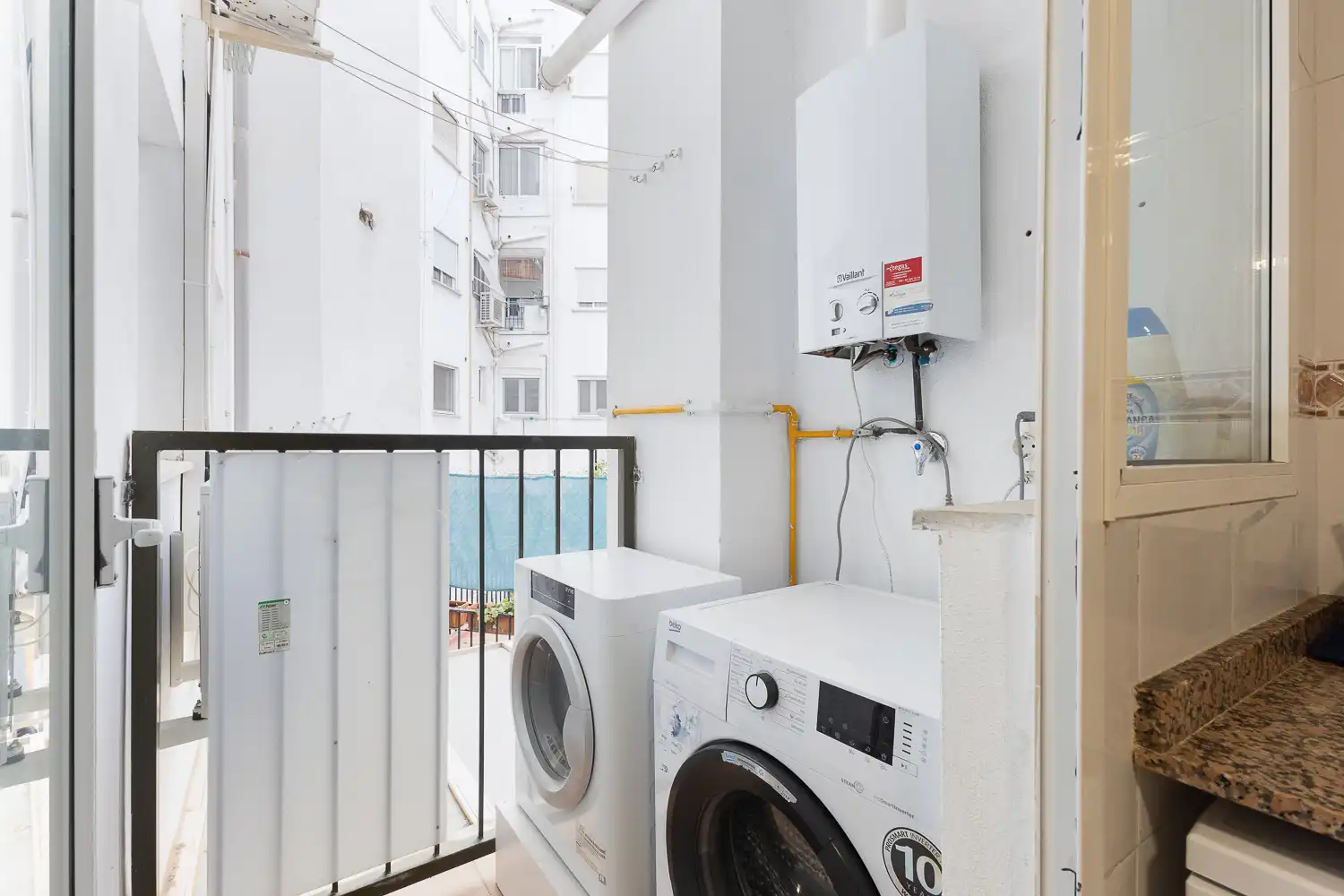 Terrasse von Wohnung zur Miete in Valencia mit Klimaanlage, Heizung und Balkon