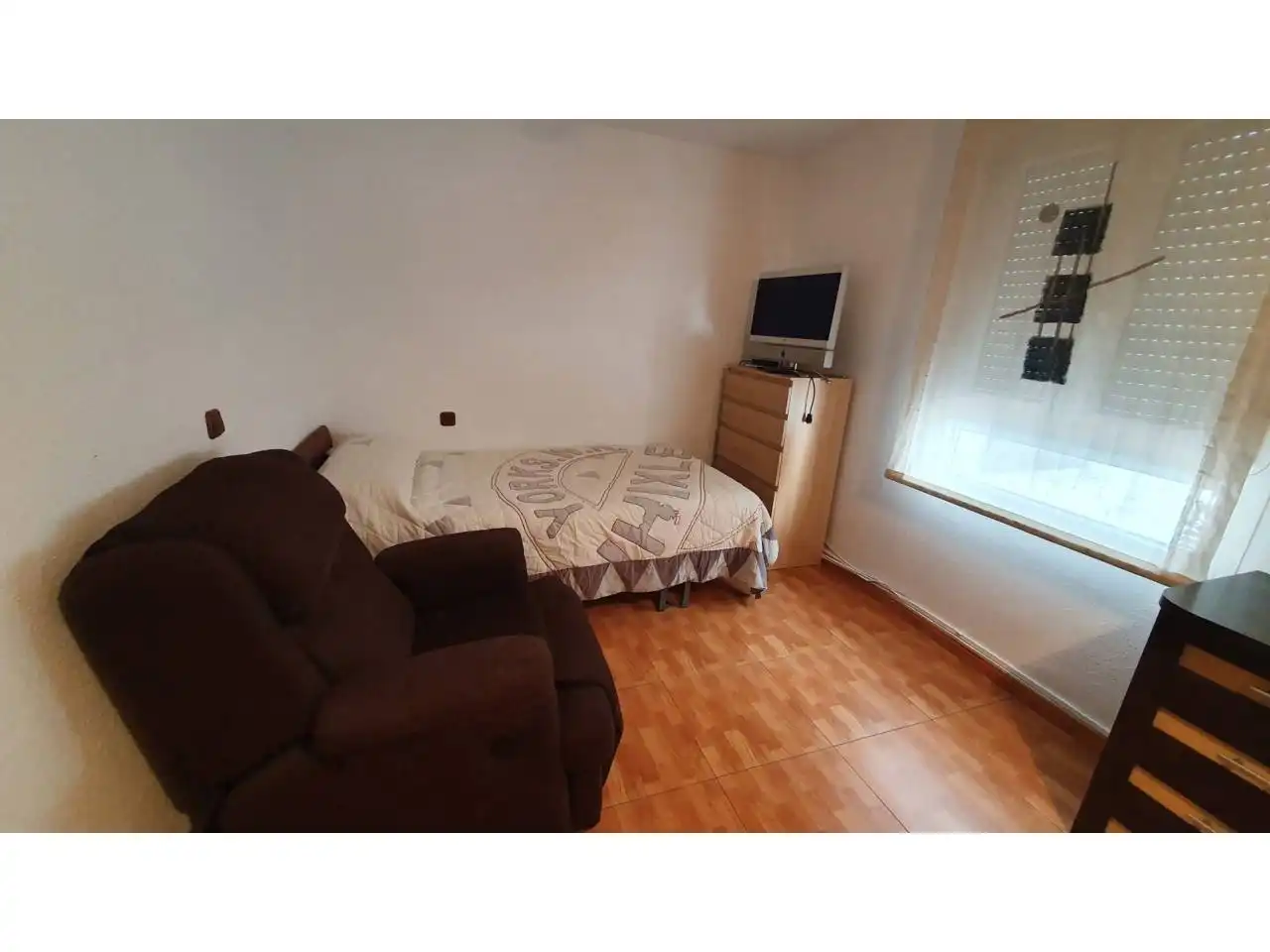 Schlafzimmer von Wohnung zur Miete in Leganés mit Heizung, Terrasse und Möbliert