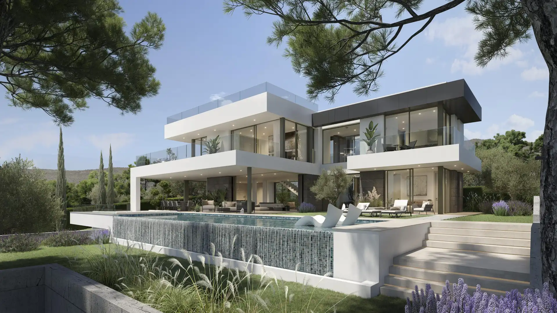 Vista exterior de Casa o xalet en venda en Marbella amb Aire condicionat, Calefacció i Jardí privat