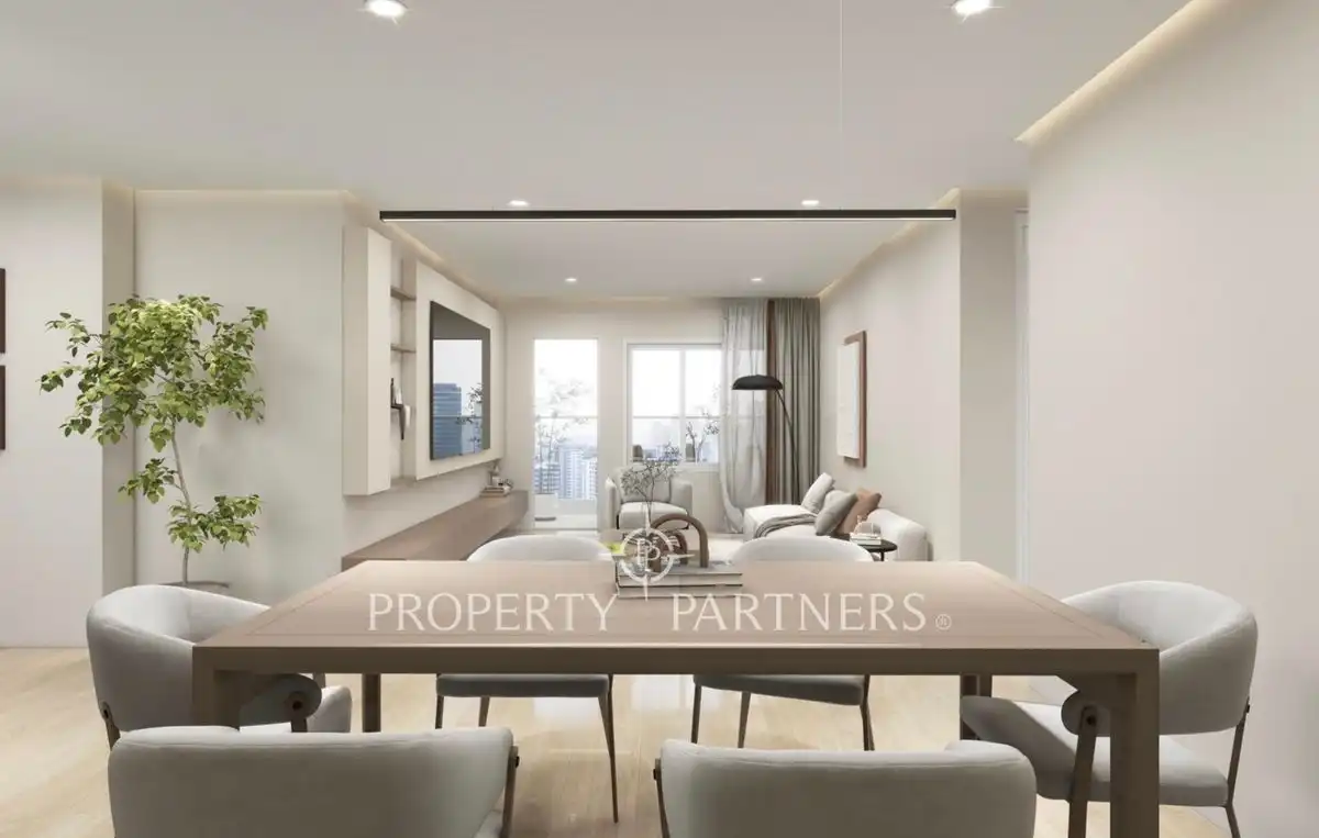 Sala d'estar de Apartament en venda en Madrid amb Aire condicionat, Terrassa i Moblat
