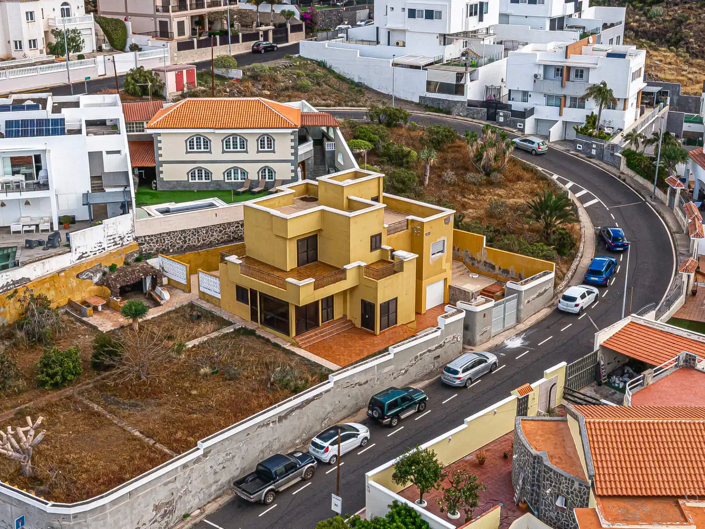 Vista exterior de Casa o chalet en venta en El Rosario con Aire acondicionado, Jardín privado y Terraza
