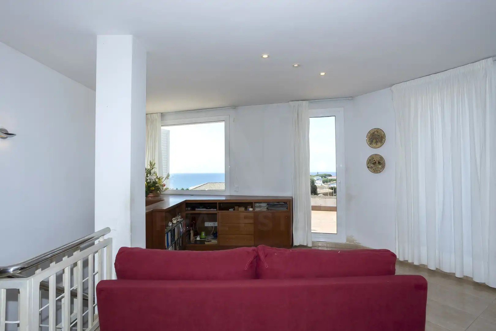 Sala d'estar de Casa o xalet en venda en Canet de Mar amb Calefacció