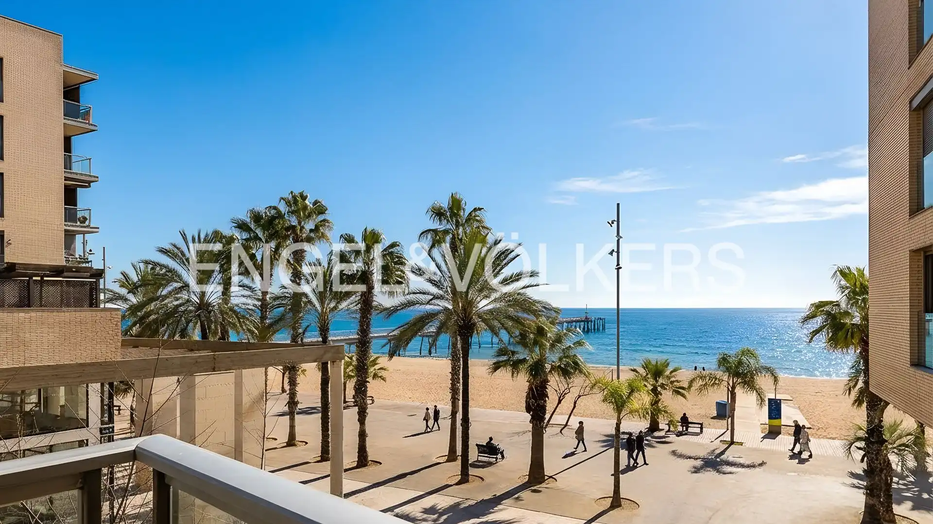 Exterior view of Flat for sale in Badalona  with Air Conditioner, Heating and Parquet flooring