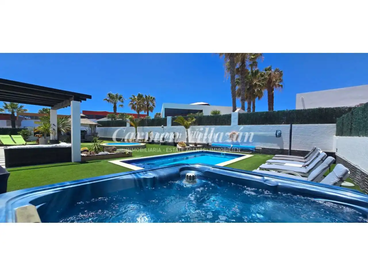 Piscina de Casa o xalet en venda en Antigua amb Aire condicionat, Jardí privat i Terrassa