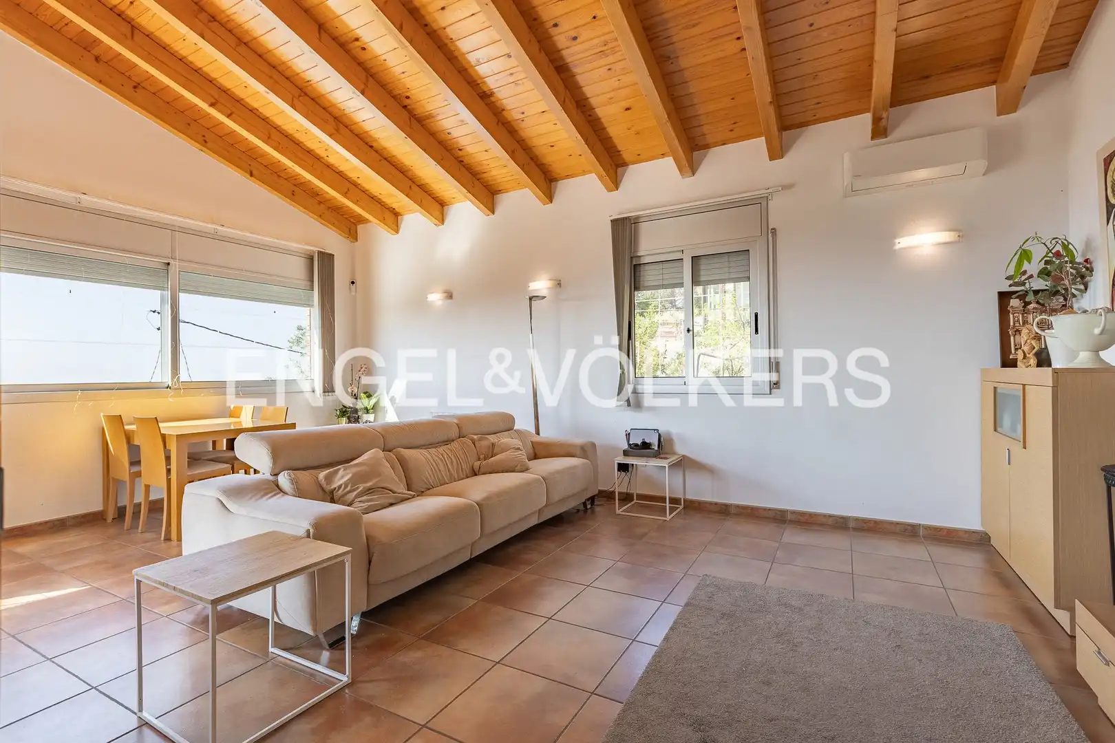 Living room of Houses for sale in L'Ametlla del Vallès  with Heating, Private garden and Storage room