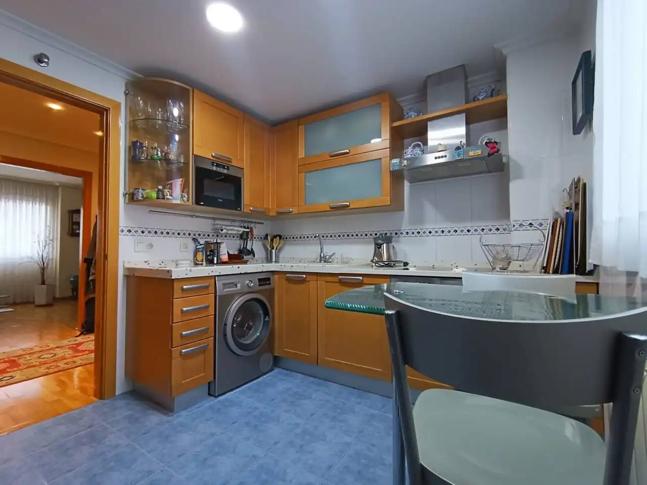 Küche von Wohnung zum Verkauf in Burgos mit Heizung, Parkett und Terrasse
