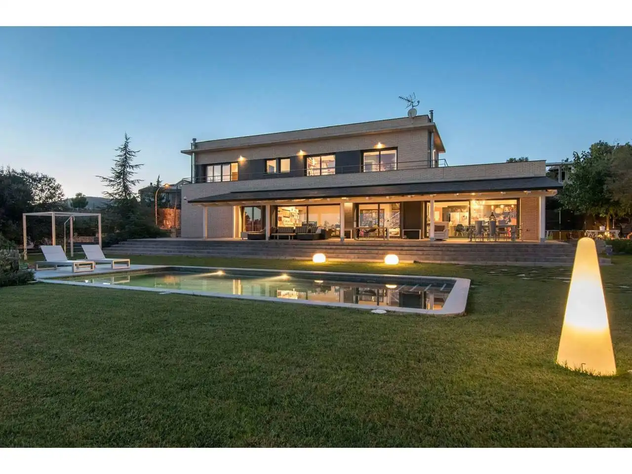 Jardín de Casa o chalet en venta en Bigues i Riells del Fai con Aire acondicionado, Calefacción y Jardín privado