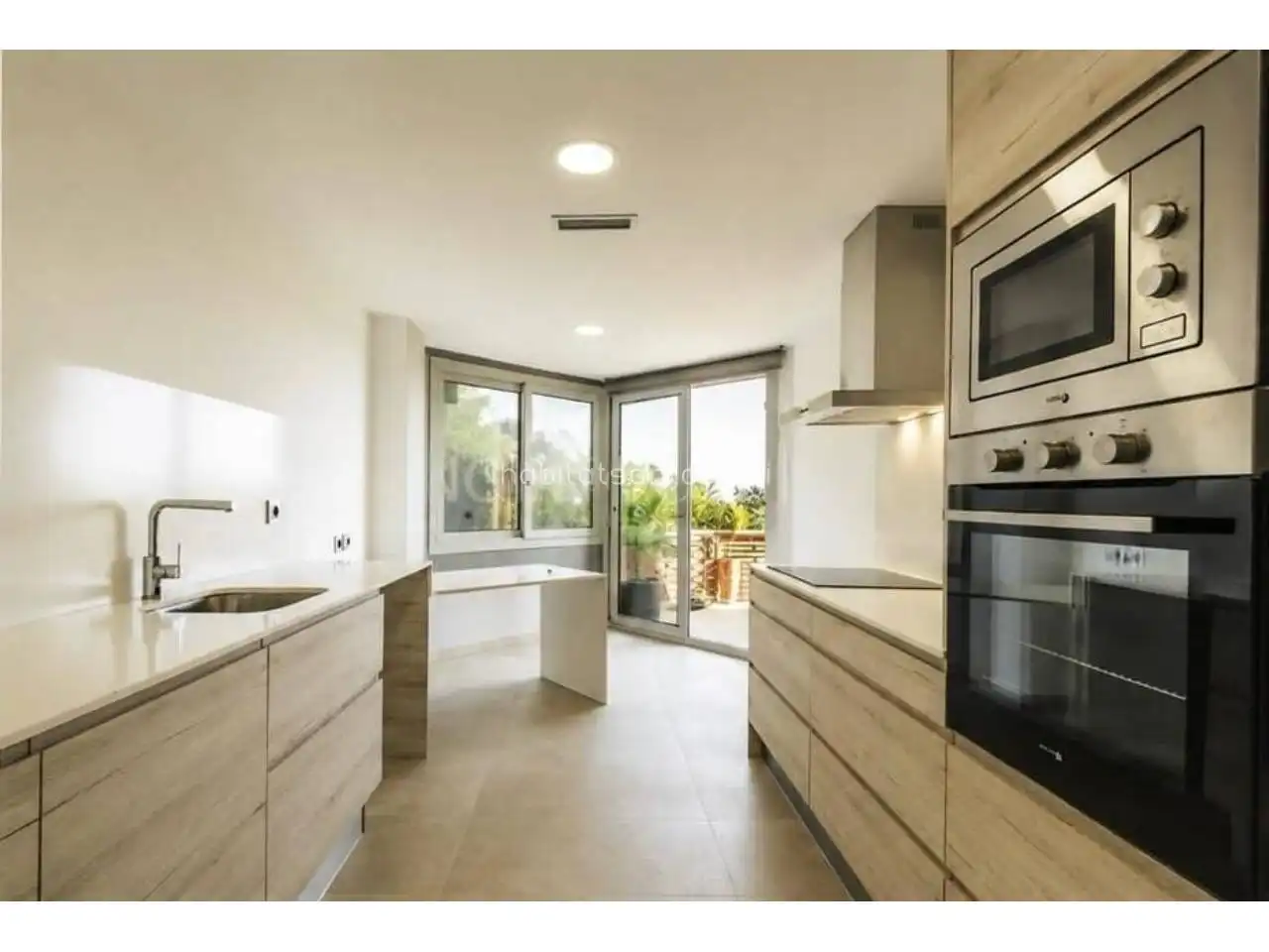 Küche von Wohnung zur Miete in Sitges mit Klimaanlage, Heizung und Terrasse
