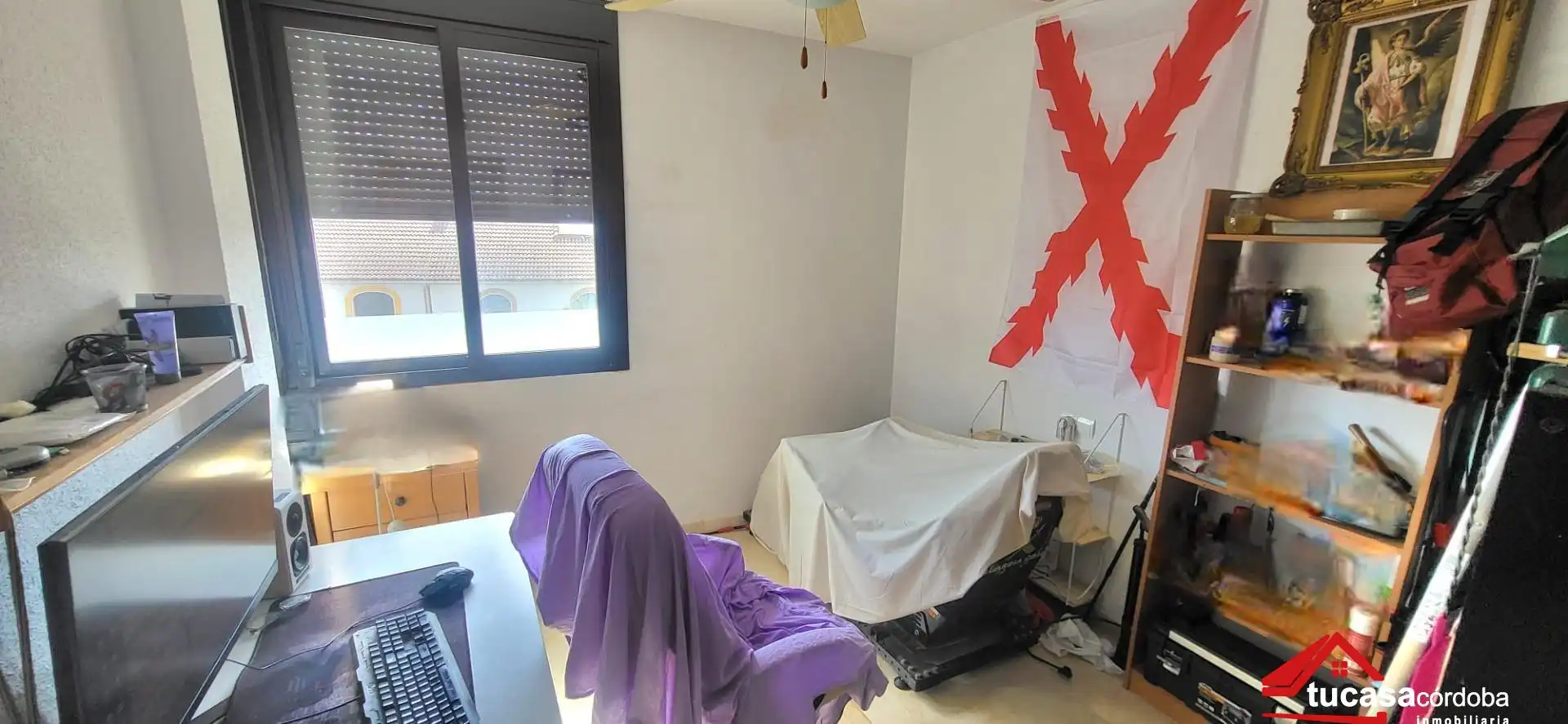 Bedroom of Flat for sale in Córdoba  with Air Conditioner, Storage room and Balcony
